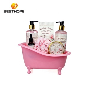 OEM/ODM Lady beautiful bathtub flower bath gift spa bubble set