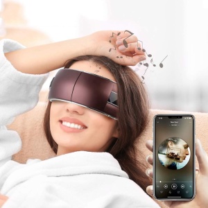 Phenitech Electric Eye Massager with Graphene Heating, Smart Massage Eye Mask Portable Eye Massager