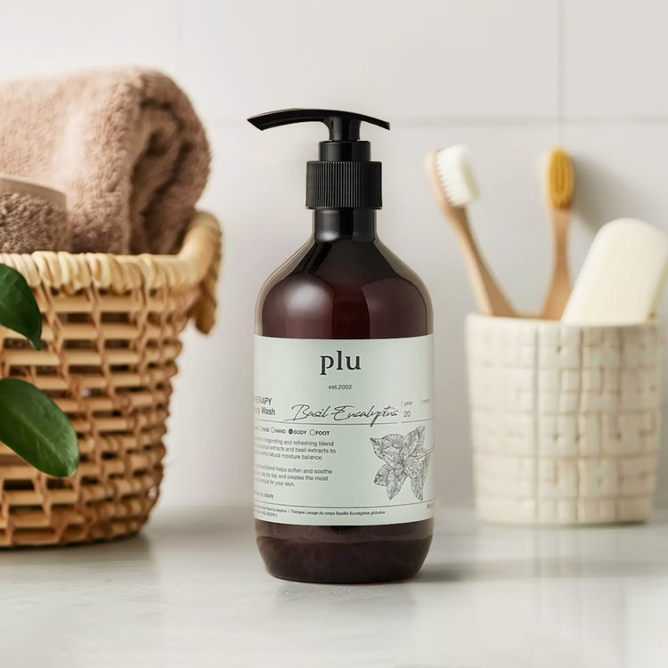 (PLU) Therapy Body Wash Basil Eucalyptus 500g