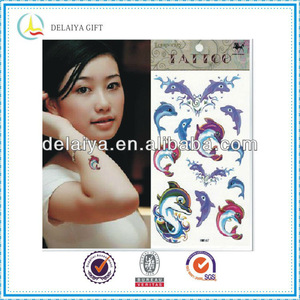 Popular temporary kid tattoo sticker for body art