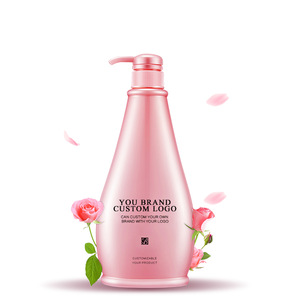 private label beautiful lightening herbal rose petal shower gel body wash with flower