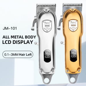 Profesional Gold Silver Hair Trimmer Men Cordless Barbers Clippers hair cut machine dropshipping JM101