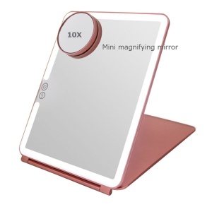 professing cosmetic led lighted Touch sensor switch 1000mah makeup mirror with light