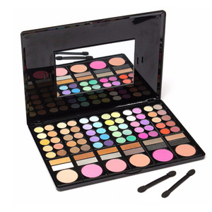 Professional Cosmetics Products, Waterproof 78 Colors Eye Shadow, Glitter Makeup Eyeshadow Palette