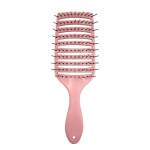 Professional injection molding scalp massage vent detangling plastic hair brush with nylon needle