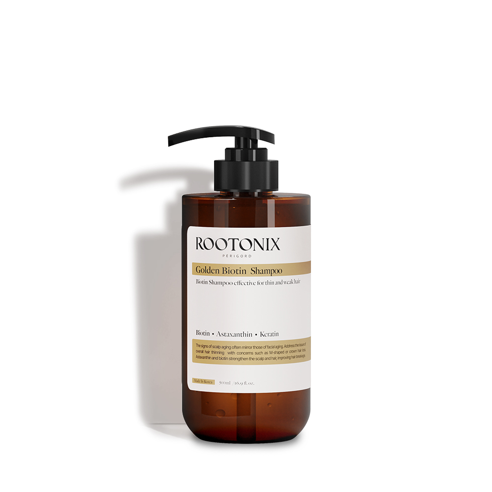 ROOTONIX Golden Biotin Shampoo Hair loss and Hair Volume