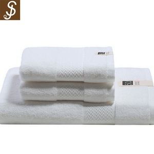 S&J High Quality Custom Cheap 5 Star Hotel Supplies Cotton Bath Sets Hotel Towel