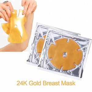 Skin Care Gold Breast Mask With Hyaluronic Acid With Pure Gold Bio-Collagen