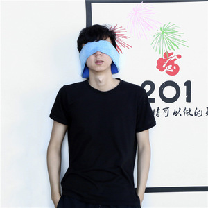 Travel cervical pillow portable travel integrated multi-function 2 in 1 neck eyemask pillow