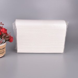 white 100% sustainable virgin fiber interleaved toilet paper
