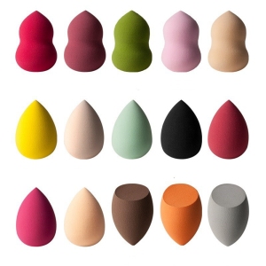 Wholesale Cosmetic Sponge Puff Beauty Facial Blender Applicator Makeup Blending Sponge Soft OEM Material Skin