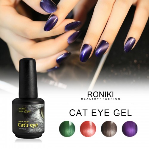 RONIKI Magnetic Cat Eye Gel Polish,Cat Eye Gel,Cat Eye Gel Polish﻿