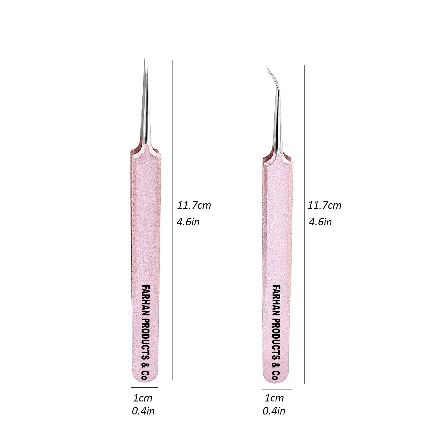 Lash Tweezers for Volume Eyelash Extension Professional Stainless Steel Lash Tweezers for Make Fans 3D 6D Volume Lashes Tools