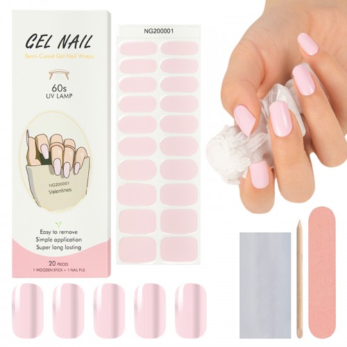 semi cured gel nail wraps