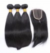 HD lace human hair bundles, closures with factory price