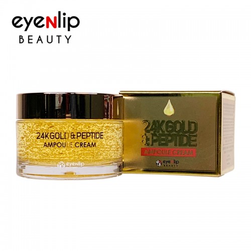 [EYENLIP] 24K Gold & Peptide Ampoule Cream 50g - Korean Skin Care Cosmetics