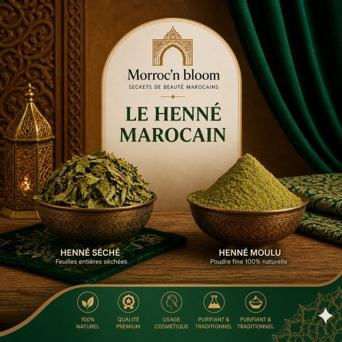 high quality moroccan natural henna powder for hair & cosmetic use