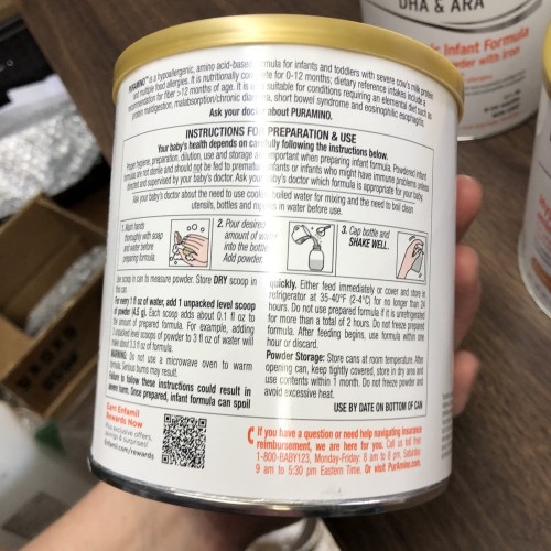 Nutramigen PurAmino Infant Formula DHA & AHA 14.1 OZ