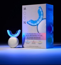 Moon teeth whitening kit with wireless led light