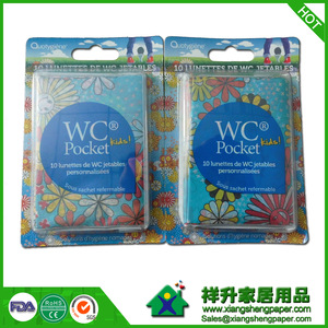 2017 Disposable Folding Travel Sanitary Toilet Seat Cover Paper