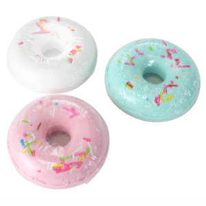 2021 New Arrivals Natural Ingredients Organic Bath Fizzers Donut Bath Bomb Diffuser Oil Colorful Bubble Shower