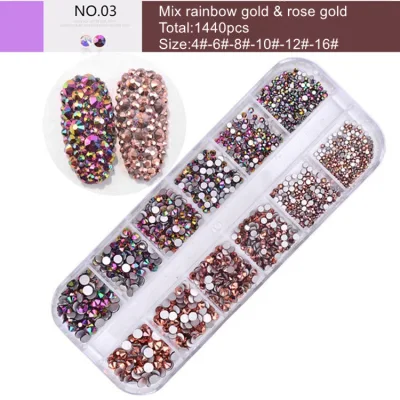 3D Nail Art Crystal Stone Nail Beauty Rhinestone Supplies Diamond Decoration