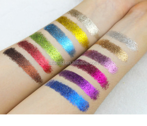 6 colors Sequin Diamond Eyeshadow beauty super Shiny metallic Glitter Powder Highlight Eye Shadow Party makeup