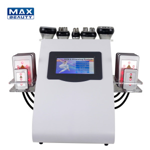 6 In 1 Ultrasonic Lipo 40K Cavitation Laser 6 Pole RF Vacuum Body Slimming Machine