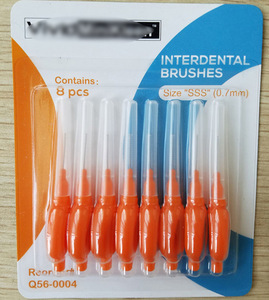 8 Packed STAINLESS STEEL WIRE Interdental Brush