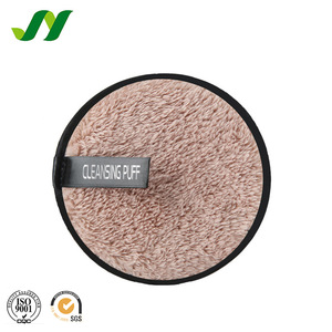 Colorful Microfiber Bamboo Facial Cellulose Make Up Cosmetic Powder Sponge Puff