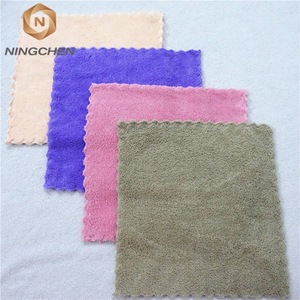 Coral fleece fabric Top Quality Factory Supply GSM500G Coral Fleece Edgeless Multipurpose Microfiber Towel For Car Cleaning