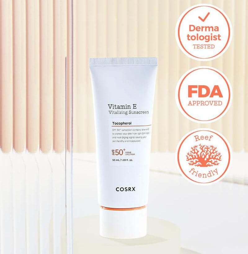 COSRX Vitamin E Vitalizing Sunscreen SPF 50+