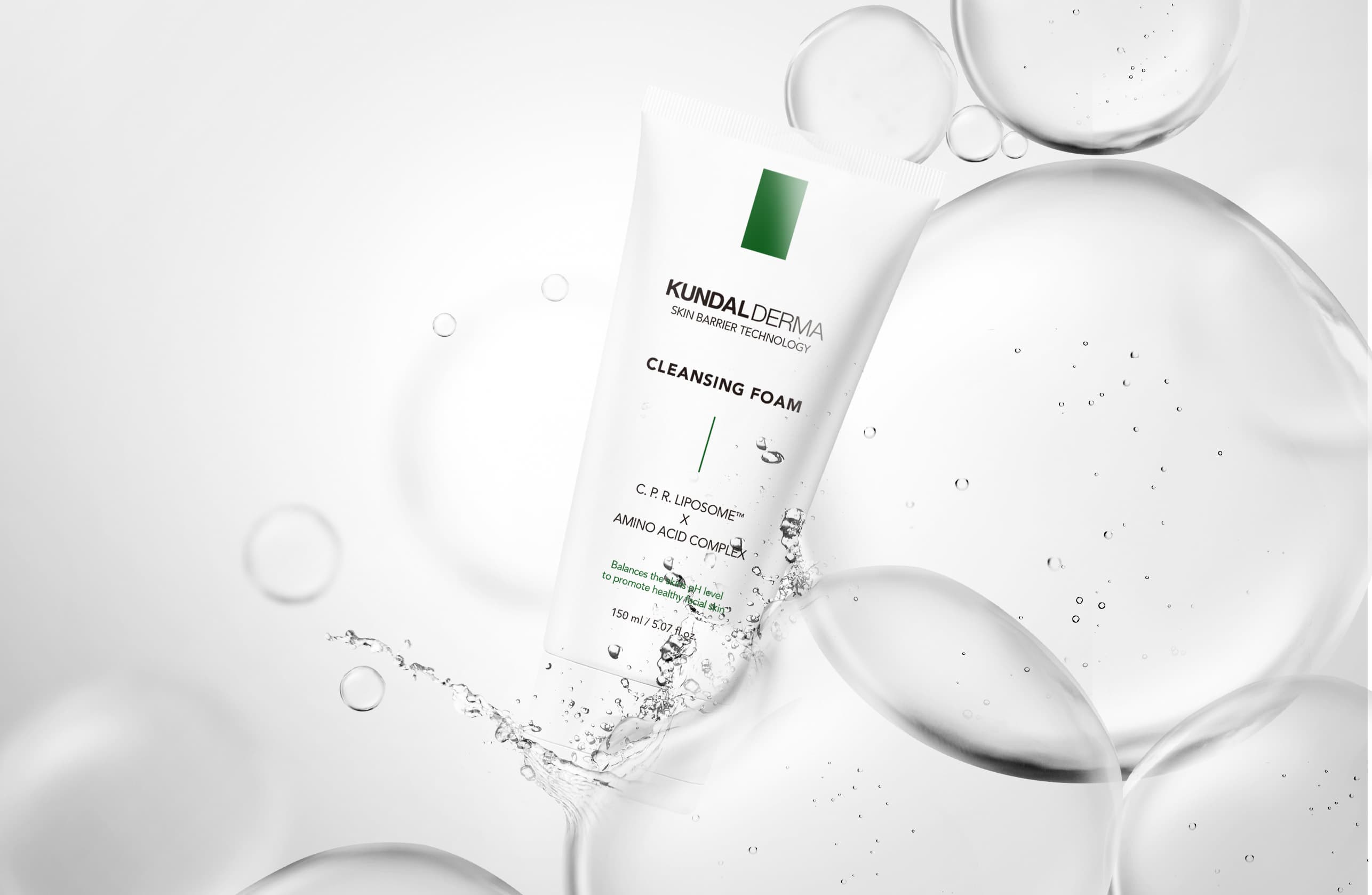 C.P.R.Cleansing Foam KUNDAL DERMA 150ml 