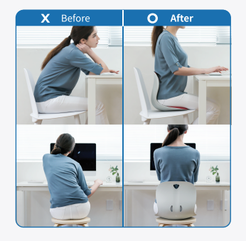 Curble Wider_Grey, Personal health care product the lower back for lumbar support