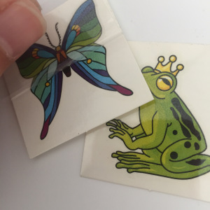 Customized Temporary Waterproof colorful cartoon tattoo sticker