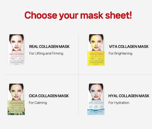 DERMAFIX REALCOLLAGEN Hydrolyzed Collagen Face Masks