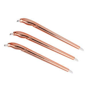 Factory Wholesale Champagne Disposable Microblading Pen Microblading Eyebrow Tattoo Pen