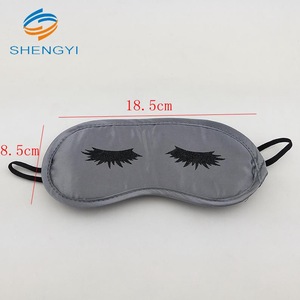 fashion oem private label best custom cute satin cotton travel sleep eye mask for sleeping with logo