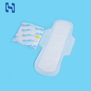 Feminine hygiene products disposable organic cotton regular winged women sanitary napkin