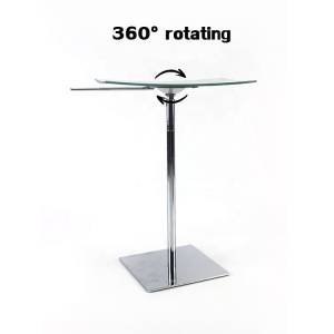 HELI Chrome Free Standing Dressing Table Mirror Makeup Shaving Table Desk Tabletop mirror