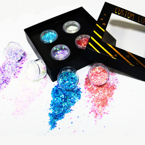 High Quality custom colors cosmetic grade body glitter powder for makeup