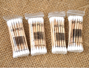 High Quality Eco-Friendly Plastic Stick Cotton Buds Dry Cotton Swabs