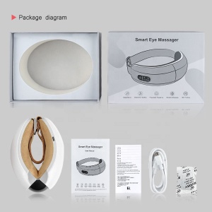 High Quality Eye Care Electric Eye Massager with Heat Wireless Vibration Eyes Music Massager