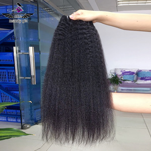 hot sell cuticle aligned virgin straight afro kinky hair extensions raw cambodian brazilian hair