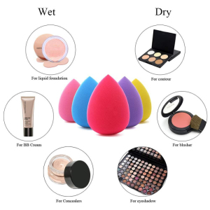 Hot Sell Personalized 3D Beauty make-up Sponge sets Cosmetic Puff Powder Puff V309-1