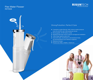 Low noise design Battery operated home use dental flosser
