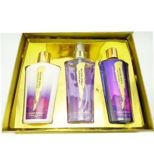 Luxuires box packaging skin care bath perfume gift set for spa