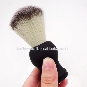 Man bristles synthetic shaving brush