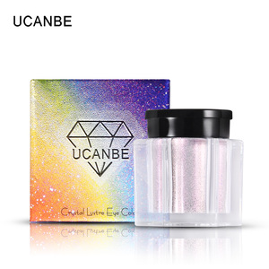 Metallic Crystal Nude Powder Glitter Eye Shadow 8 Colors Loose Powder Pigments Diamond Shine Eyeshadow Waterproof Makeup