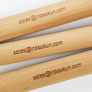 natural wood bamboo tube packaging bamboo toothbrush case